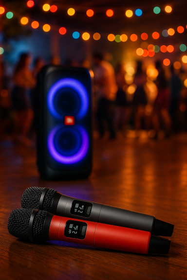 2 kabellose Mikrofone